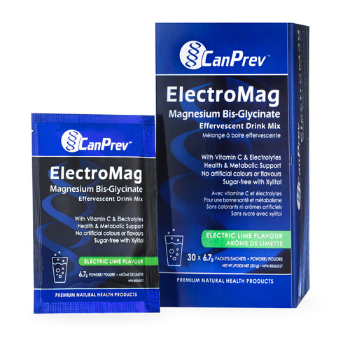 CanPrev ElectroMag Effervescent Drink - 1 Box on white background