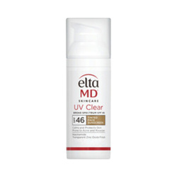 EltaMD UV Clear Broad-Spectrum SPF 46 - Tinted on white background