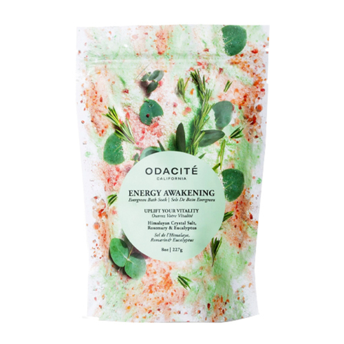 Odacite Energy Awakening Evergreen Bath Soak, 227g/8 oz