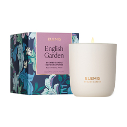 English Garden Candle on white background