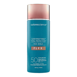 EnviroScreen Protection Face Shield FLEX SPF50 - Tan on white background