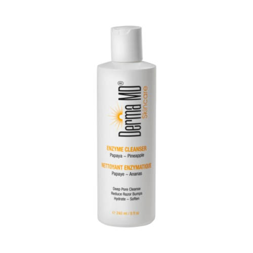 Derma MD Enzyme Cleanser Pineapple and Papaya on white background