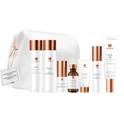 VivierSkin Essential Anti-Aging Program on white background