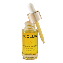 Essential Infusion Dry Oil on white background