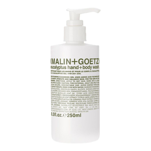Malin + Goetz Eucalyptus Hand+Body Wash on white background