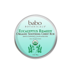 Eucalyptus Remedy Organic Soothing Chest Rub