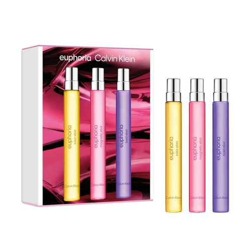 Calvin Klein Euphoria Elixir Collection Gift Set Trio on white background