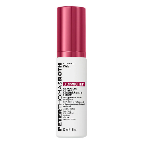 Peter Thomas Roth Even Smoother Glycolic Retinol Resurfacing Serum on white background