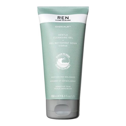 Ren Evercalm Gentle Cleansing Gel on white background