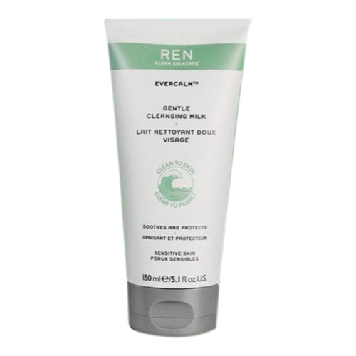 Ren Evercalm Gentle Cleansing Milk on white background