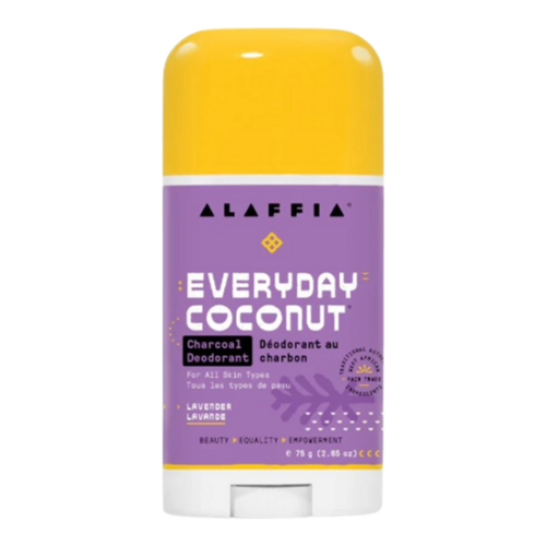 Flora Everyday Coconut Charcoal Deodorant - Lavender, 75g/2.65 oz