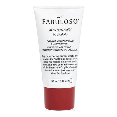 Naturally Yours Evo Fabuloso Mahogany Colour Intensifying Conditioner on white background