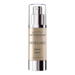 Excellage Serum on white background