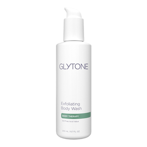 Glytone Exfoliating Body Wash on white background
