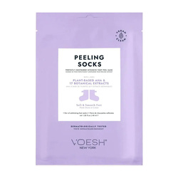 Exfoliating Lavender Peeling Socks (1 Pair) on white background