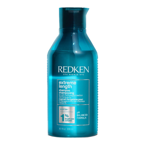 Redken Extreme Length Shampoo on white background