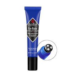 Eye Balm De-Puffing and Cooling Gel on white background