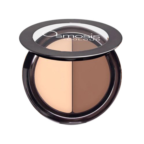 Osmosis Professional Eye Shadow Duo - Chocolate Brulee on white background