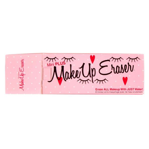 The Original Makeup Eraser Pink Mini Plus on white background