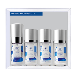 Eyes Unveil Your Beauty Travel Kit on white background