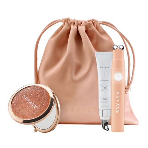 NuFace FIX Shimmer All Night Collection on white background
