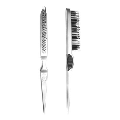Wet Brush  Teasing Brush - Black on white background