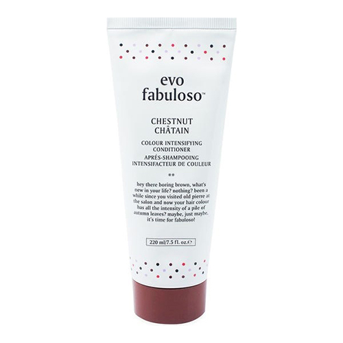 Evo Fabuloso Chestnut Colour Intensifying Conditioner on white background