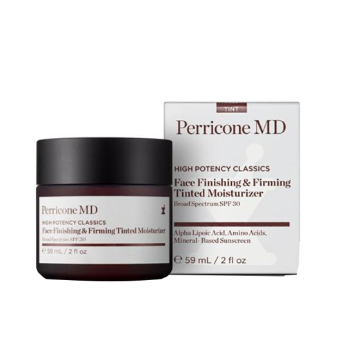 Perricone MD Face Finishing and Firming Moistruizer Tinted SPF 30 on white background