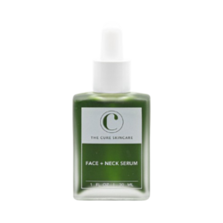 Face + Neck Serum on white background