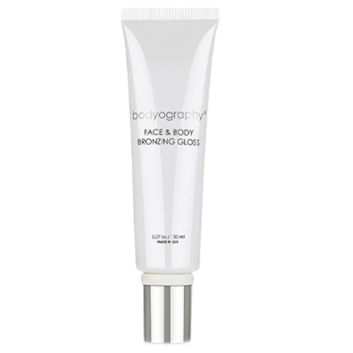 Bodyography Face and Body Bronzing Gloss on white background