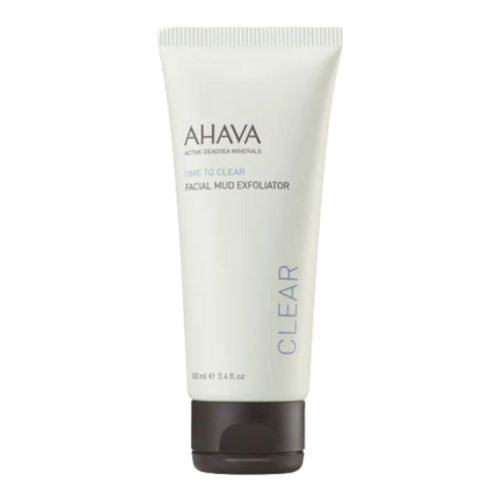 Ahava Facial Mud Exfoliator on white background