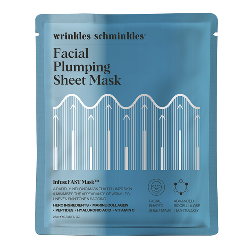 Wrinkles Schminkles Facial Plumping Sheet Mask, 1 sheet