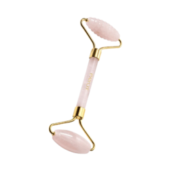 Facial Quartz Roller on white background