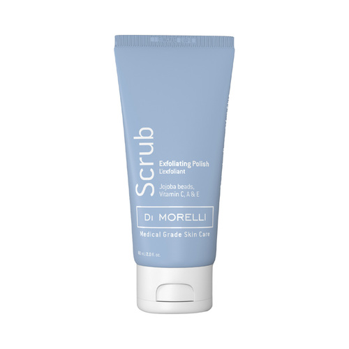 Di Morelli Facial Scrub on white background