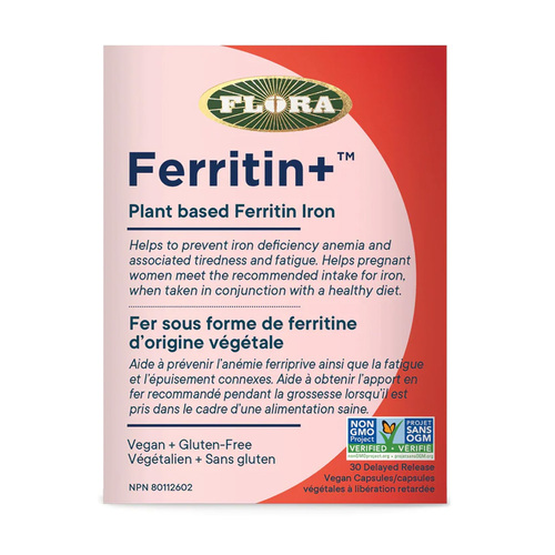 Flora Ferritin+, 30 capsules