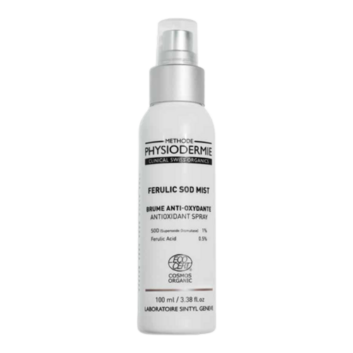 Physiodermie Ferulic SOD Mist Organic on white background