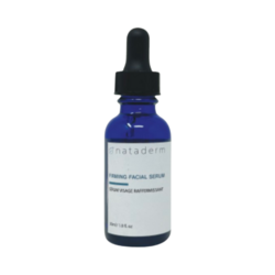 Firming Facial Serum on white background