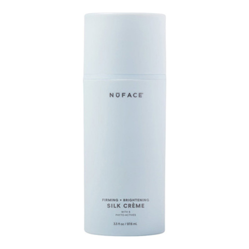 NuFace Firming and Brightening Silk Creme on white background