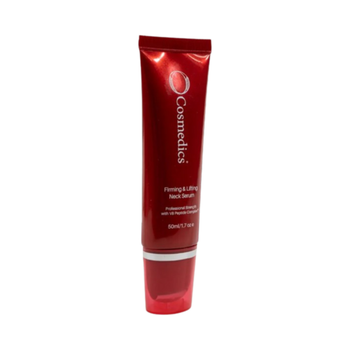 O Cosmedics Firming and Lifting Neck Serum on white background