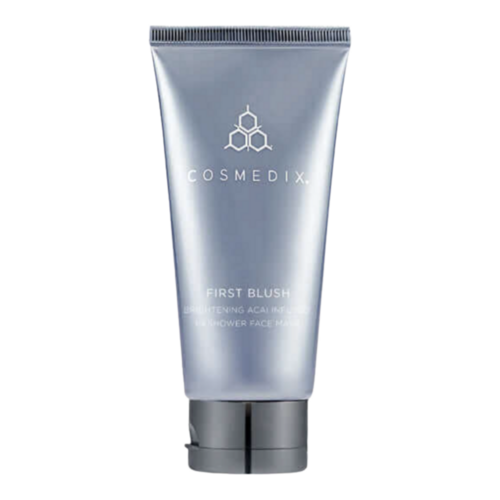 CosMedix First Blush AM/PM Brightening Acai Infused in Shower Face Mask on white background