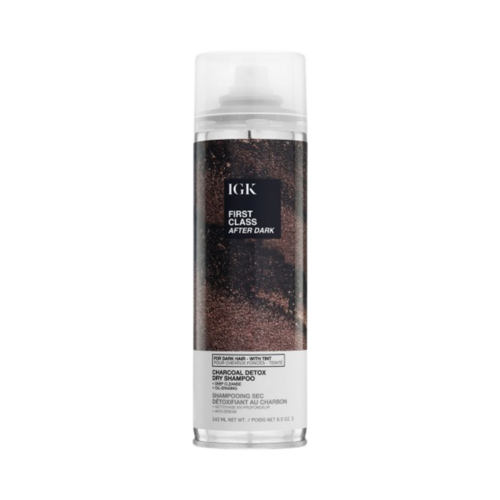 IGK Hair First Class After Dark Charcoal Detox Dry Shampoo, 177ml/6 fl oz IGK Hair First Class After Dark Charcoal Detox Dry Shampoo on white background