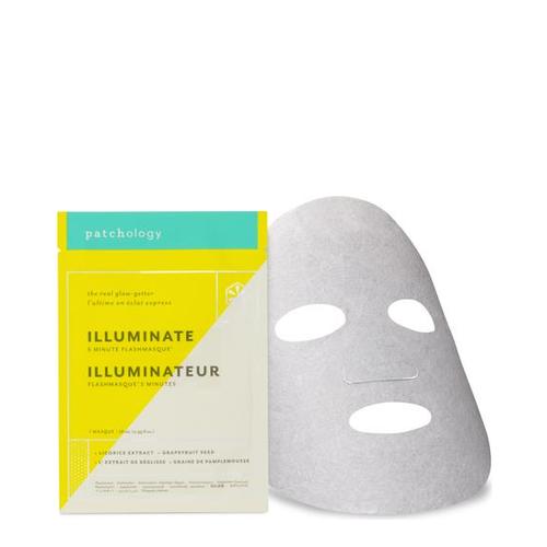 Patchology FlashMasque Illuminate - Single Mask on white background