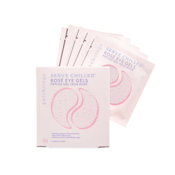 FlashPatch Serve Chilled Rose Eye Gels on white background
