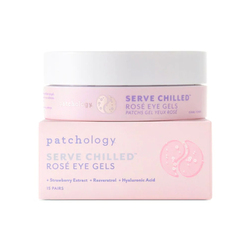 FlashPatch Serve Chilled Rose Eye Gels on white background