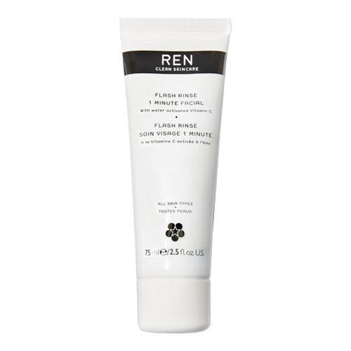 Ren Flash Rinse One Minute Facial on white background