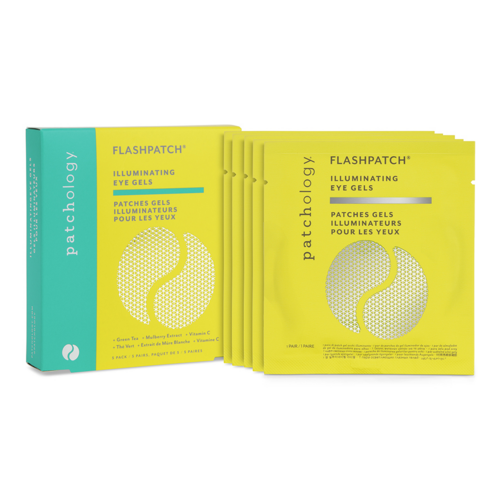 Patchology Flashpatch Illuminating Eye Gels (5 packs) on white background
