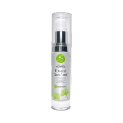 Flawless Skin Fluid on white background
