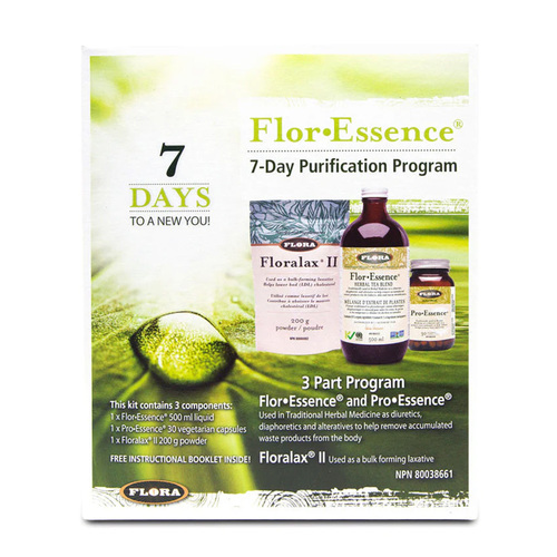Flora Flor-Essence  7-Day Purification Program, 1 set