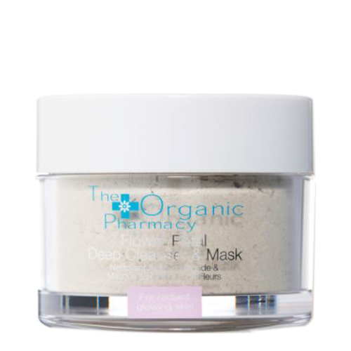 The Organic Pharmacy Flower Petal Deep Cleanser and Exfoliating Mask on white background