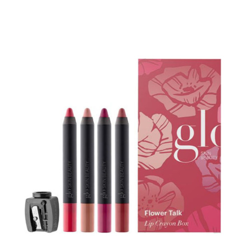 Glo Skin Beauty Flower Talk Lip Crayon Box on white background